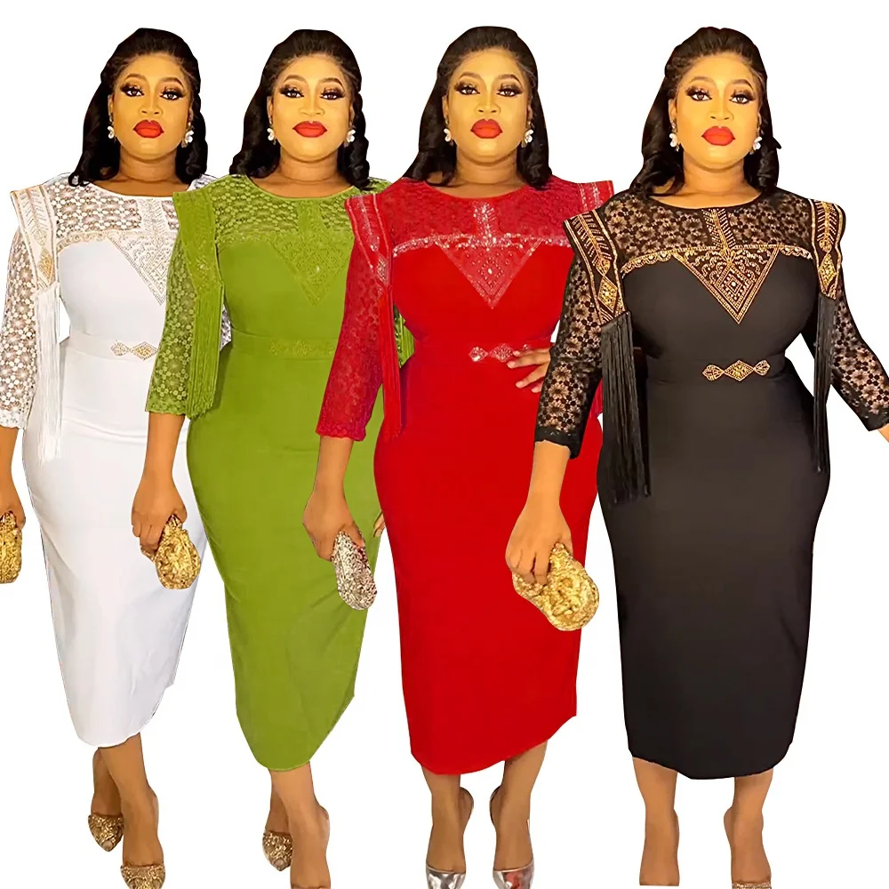 HIGH QUALITY african office lady dress turkey bodycon dress plus 