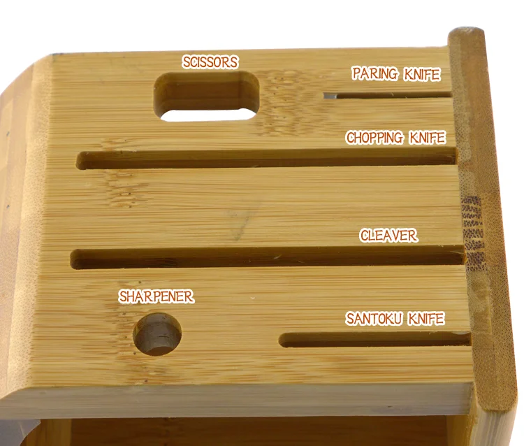 R Shape  Bamboo Wood 6pcs Set Wooden Block