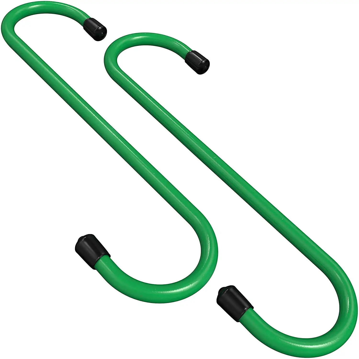 ITEQ Automotive Color Coated Brake Caliper Hanger Hooks with Rubber Tips Set of 2 Green 