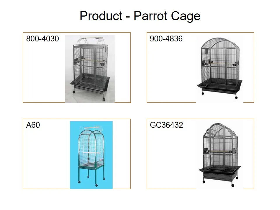High Quality Playtop Strong Metal Large Parrot Cage Bird Cage With
