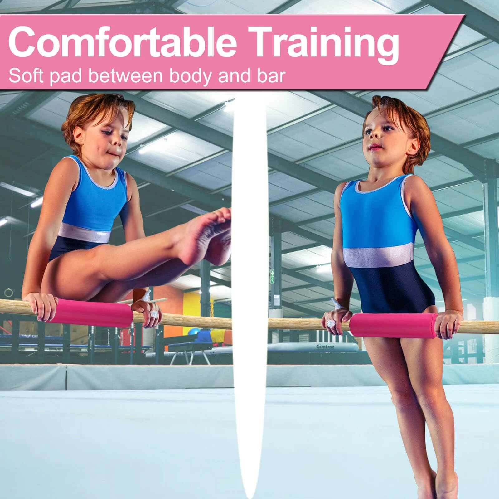 LDK Custom Size Foam Sponge Mat Gymnastics bar protection Mat for Kids/adult