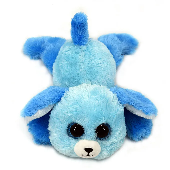 blue stuffed puppy