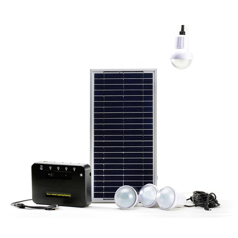 Hot sales manufacture produce solar light home system with 4*2W bulbs solar energy kit and solar power supplier