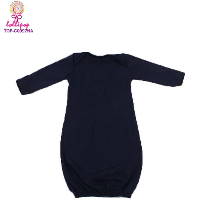 White Long Sleeve Design Wholesale Newborn Baby Clothes Blank Romper