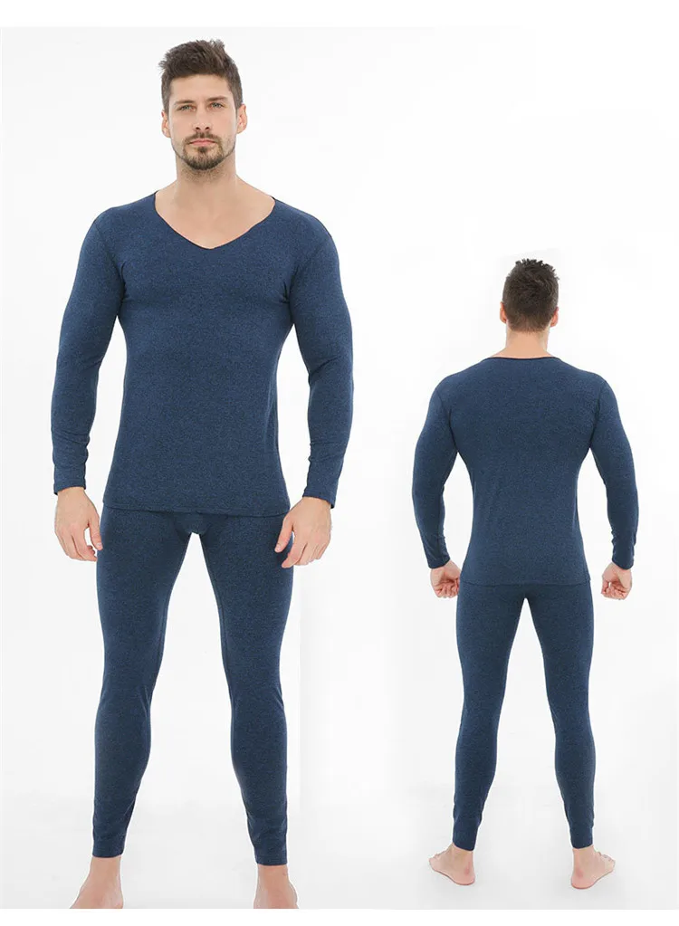 V Collar Invisible Insulation Thermal Underwear For Men Suit Wholesale