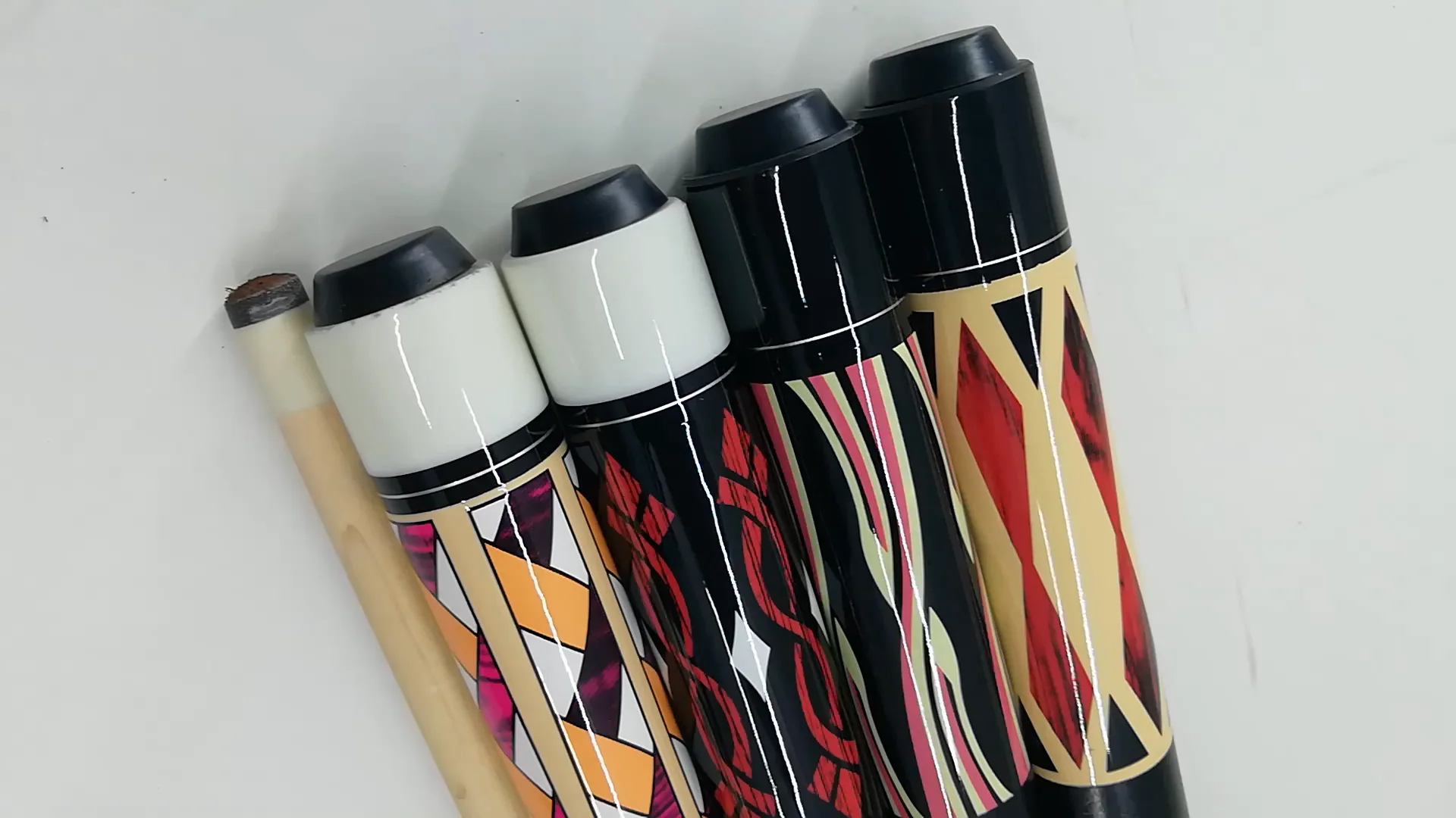 Xmlinco Center 1/2 Jointed Maple Billiard Cue Stick For Sale With 12