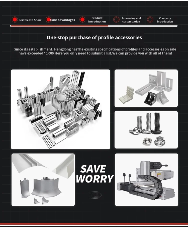 European Standard 30300 Aluminum Profile DIY CNC Engraving Machine Workbench 30*300 Profile for Heat Sink Aluminum Profile Table details