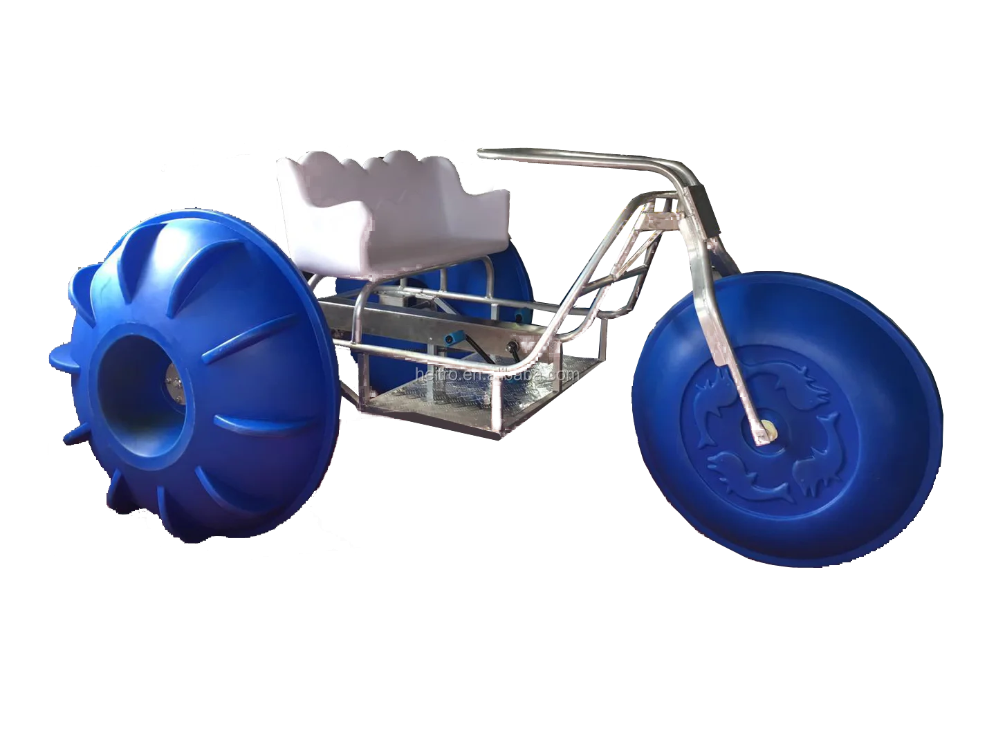Water Bike Pedal Boat 3 Big Wheels Water Bike Water Trike For Sales