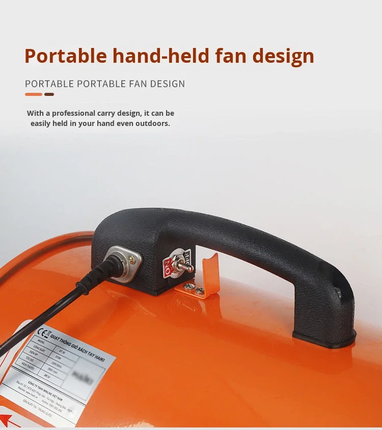 Axial Flow Fan, Portable, Copper - detail 6