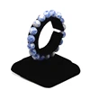 Hot selling custom logo fashion jewelry finding handdesign gemstone bracelet nature stone fashion bracelet round bead bracelet