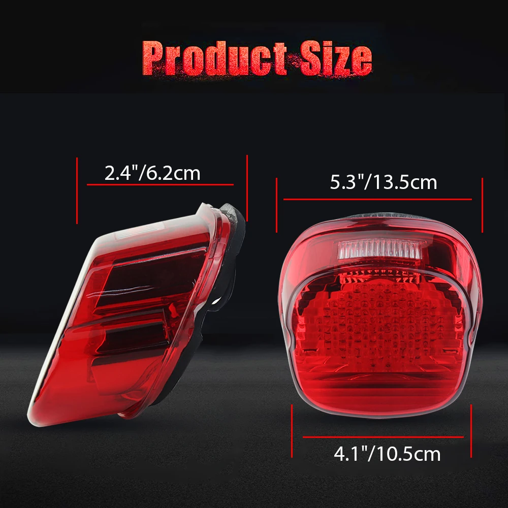 New style Rear Tail Lights Motorcycle Taillights Brake Running Compatible with Motorcycle