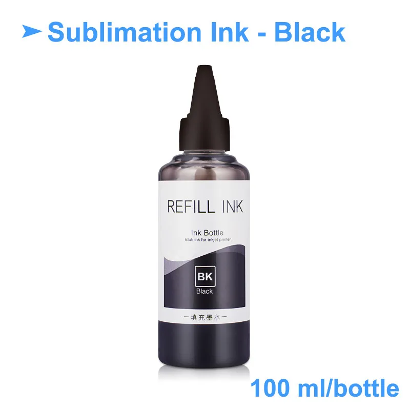 
Ocbestjet 100ML/Bottle Sublimation Inks Impresora Printing Ink For Epson L805 L365 Printer 
