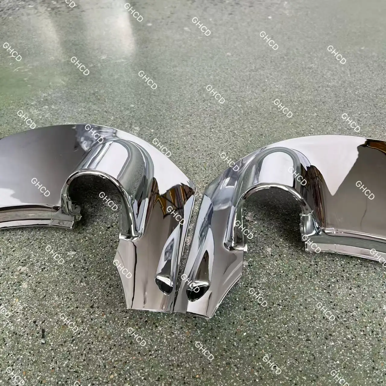 product ghcd high quality chrome mirror arm finisher for japanese truck for hino dutro 300 narrow isuzu made plastic factory price-3