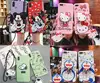 For iPhone 11 Pro Max 11 Pro Xs X 7 8 Funny Mickey Minnie Pikachu 3D Doll Holder Stand Soft Case