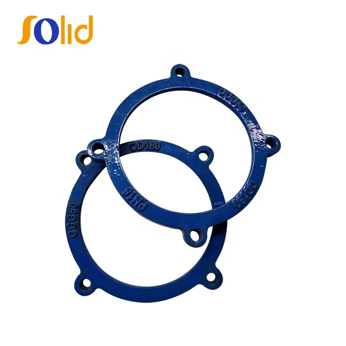 Blue Epoxy Coated Mechanical Dresser Coupling Gibault Joint for PVC Pipe