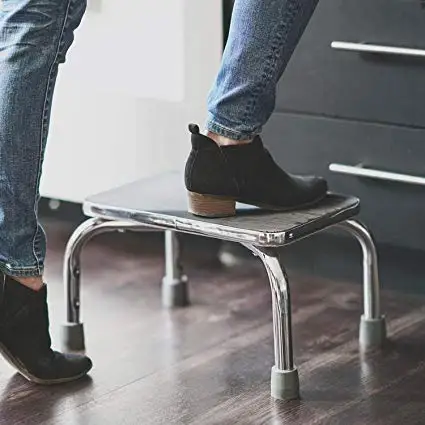 stool for adults and seniors, heavy duty metal stepping stool