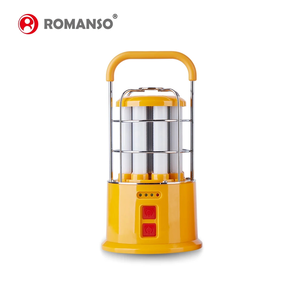 Waterproof Portable Plastic Emergency Romanso Outdoor Rechargeable 5W LED Camping lantern camping equipment light