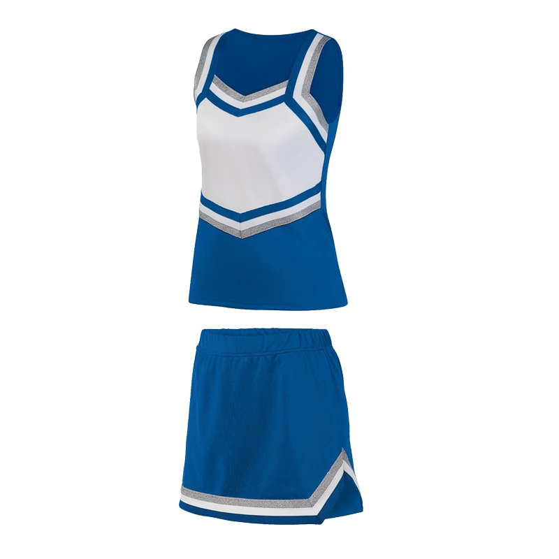 Custom Made Metallic Fabric Girls Cheer Uniform Buy Cheer Uniforms