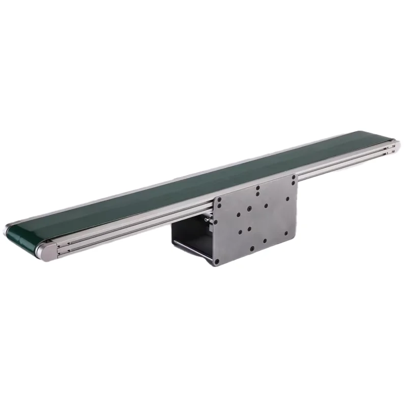 Precision Automated Desktop Food Conveyor Belt Micro Small Assembly Line Conveyor with 6000 Series for Heat Sink Application supplier