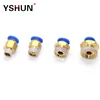 PC8MM male Push Straight brass Pneumatic Fittings tube fittings