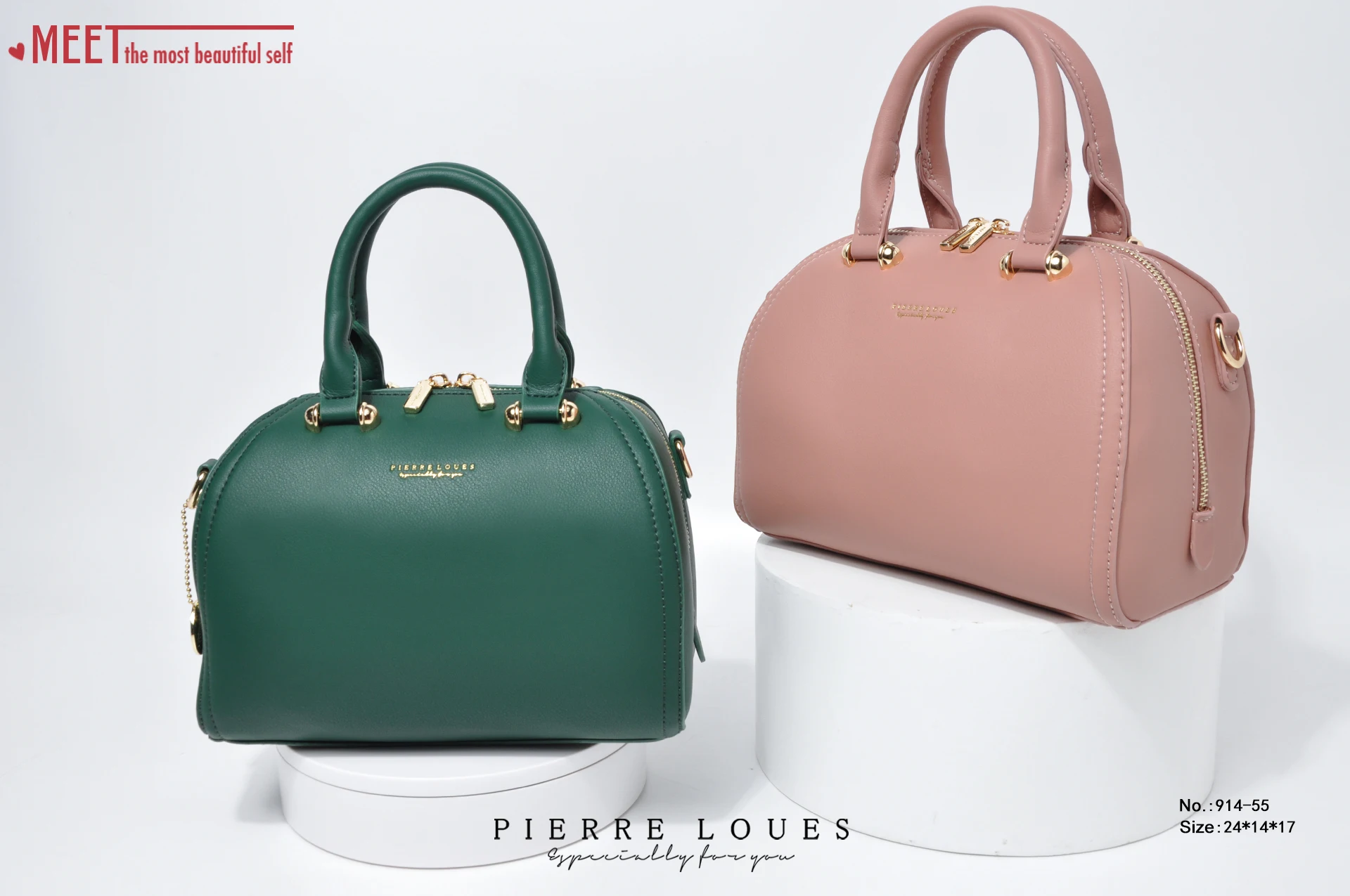 Pierre Loues Autumn Newest Design Pu Leather Cross Bag High Capacity ...