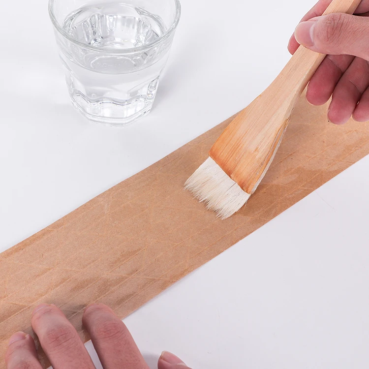 Hot Sale Reinforced Wet Water Kraft Paper Tape Buy Kraft Paper Tape