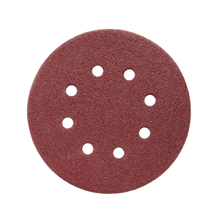 Durable Polishing Tool Round Aluminum Oxide Red sandpaper sand paper 6 inch grit sanding disc