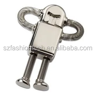 Metal Robot model USB 2.0 Memory Stick Flash pen Drive 64GB 8GB 16GB 32GB USB gadget - ANKUX.COM