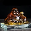 China Mascot liuli ornaments and jade Maitreya amber buddha gifts
