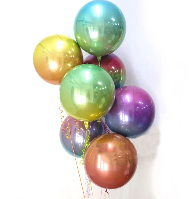 

4d Disco Foil Balloons,50 Pieces, As the picture show