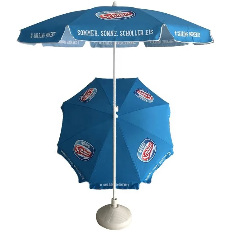 Oem Promotional Outdoor Parasol Beach Umbrella Sea Umbrella With