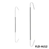 Ceiling Suspension Extending Wire Hook Spring Wire/Standard Double Hooks/ Chrome Metal Display Hook