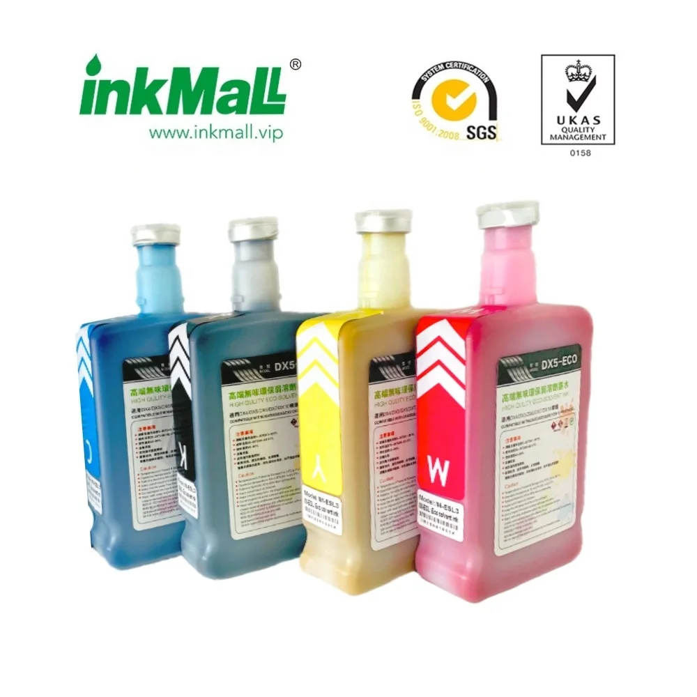 Inkmall Not Damage Head Eco Solvent Digital Printing Ink For Mootooh