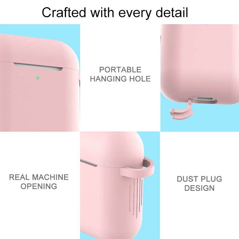 Ultra Thin TPU BT Wireless Earphone Protective Case For Airpods 2 Multi Candy Color Headphone Bag For Airpods 2 Accessory.jpg