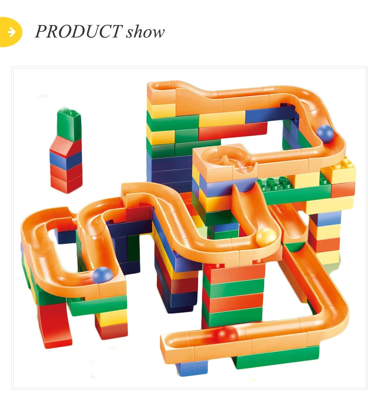 Rolling Ball Toy 139pcs Build Puzzle Block Diy Track Buy Diy Track
