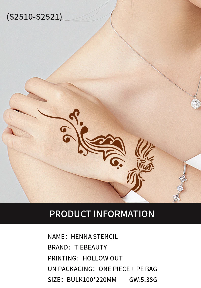 Hot Sale New Design Finger Henna Tattoo Stencil Diy Body Art Fashion Design Buy Nail Art Design Stencil Henna Stencil Tattoo Stencil Sticker Product On Alibaba Com