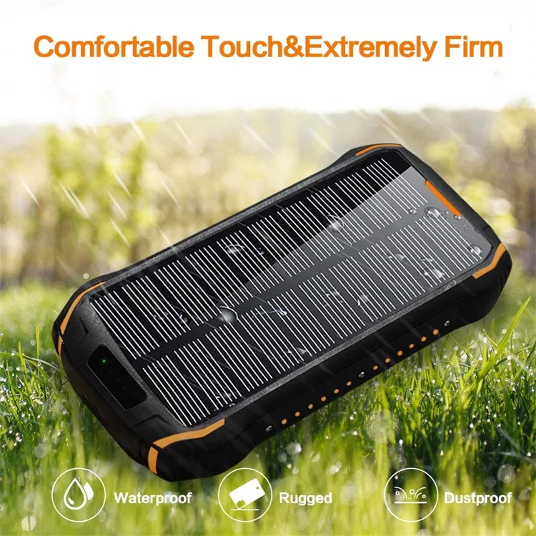 Best Wholesale Price Portable Solar Charging Power Bank Wireless Charger 26800 mAh