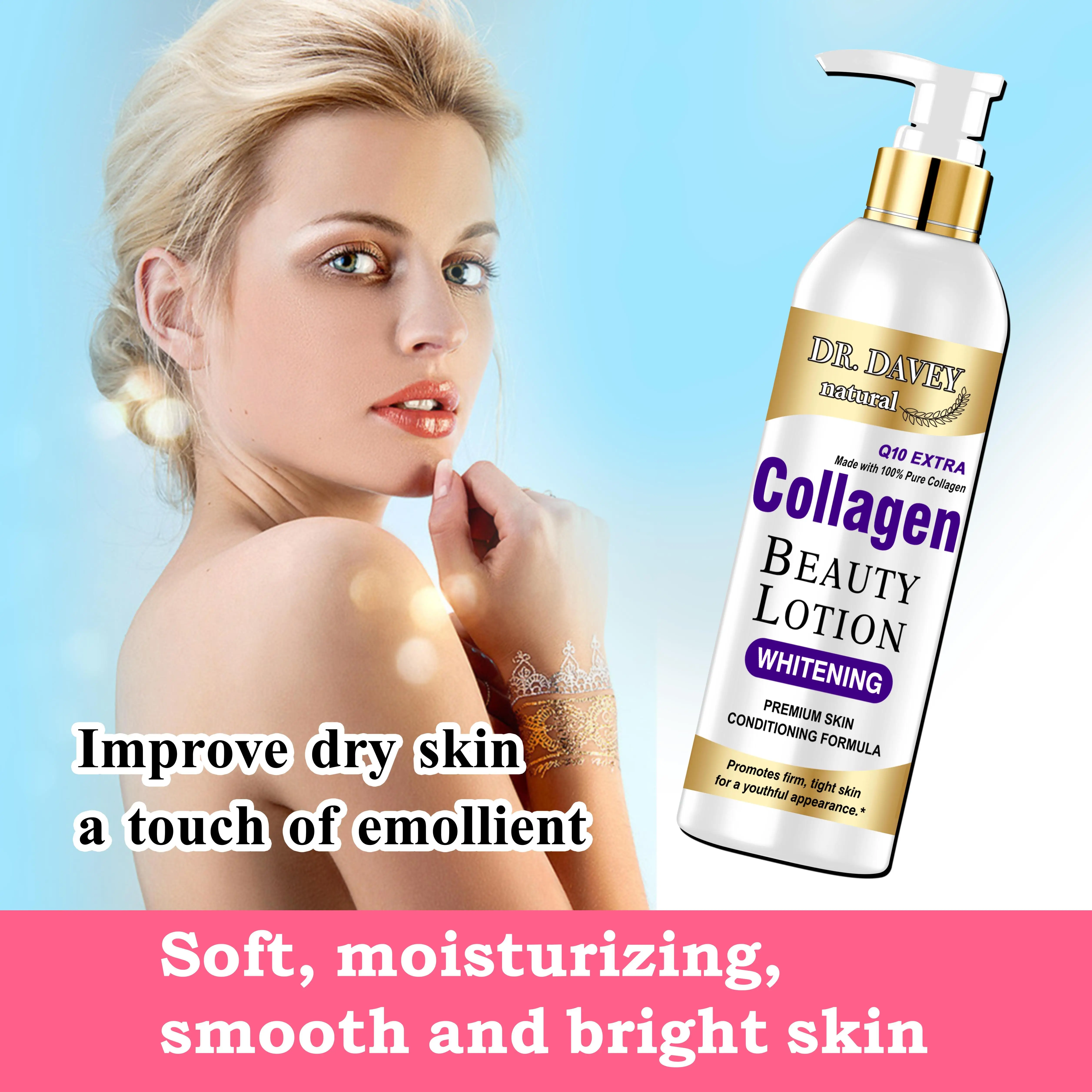 Dr.davey Natural Collagen Body Lotion For Daily Skin Care Good Quality