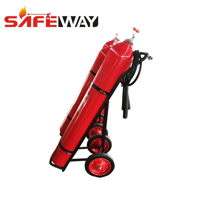 25KG CO2 wheeled type fire extinguisher cheap price 25kg co2 fire extinguisher
