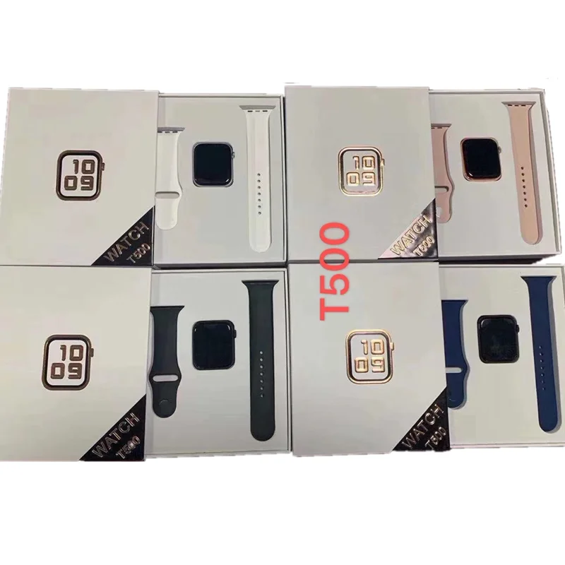 
Factory Hot sale Reloj Inteligente T500 Smart Watch 2020 Spanish Smartwatch T500 T500 PLUS Series 6 hiwatch T500+ 