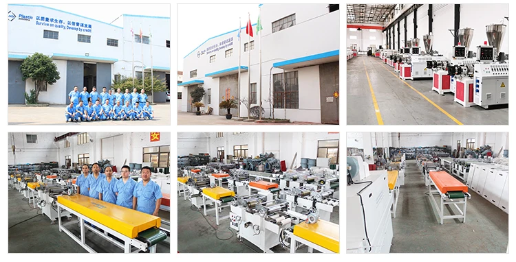 conical twin screw extruder for PVC pipe profile board