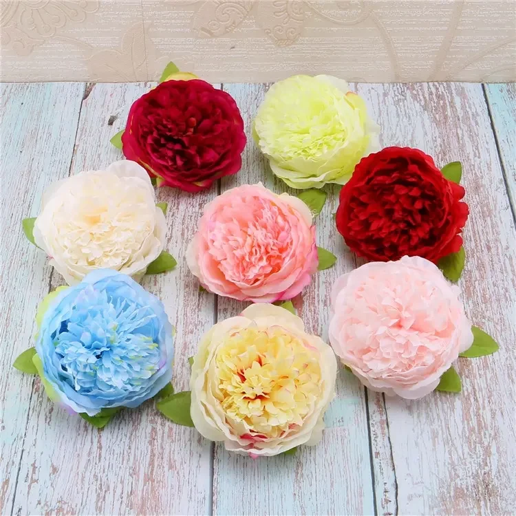 Best Selling Quality Artificial Bulk Silk Flower Head Made In China