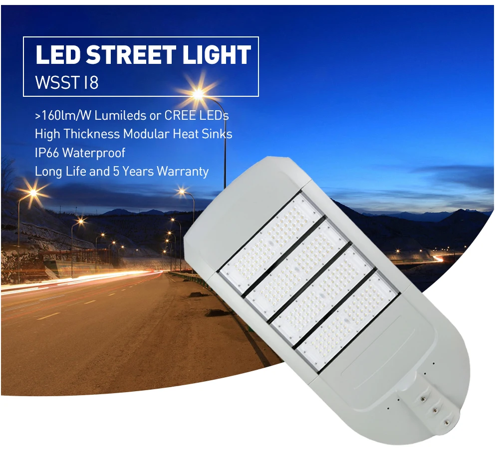 Aluminum LED Street Light Outdoor SMD Top Quality IP67 120w 240w 400w 160w Outdoor Street Light Housing Road Light Car Park - ANKUX.COM