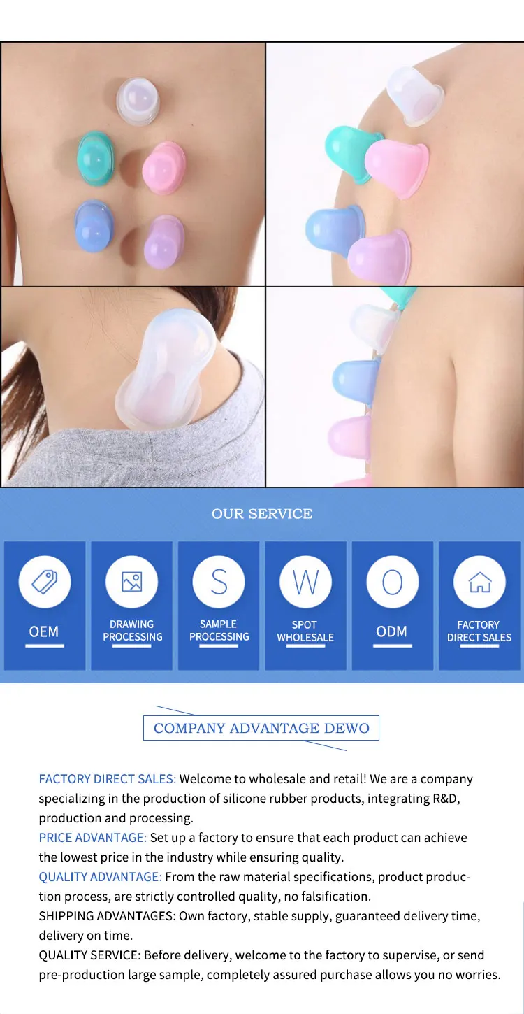 Hot sale Vacuum Cupping Massage Silicon Suction Cup