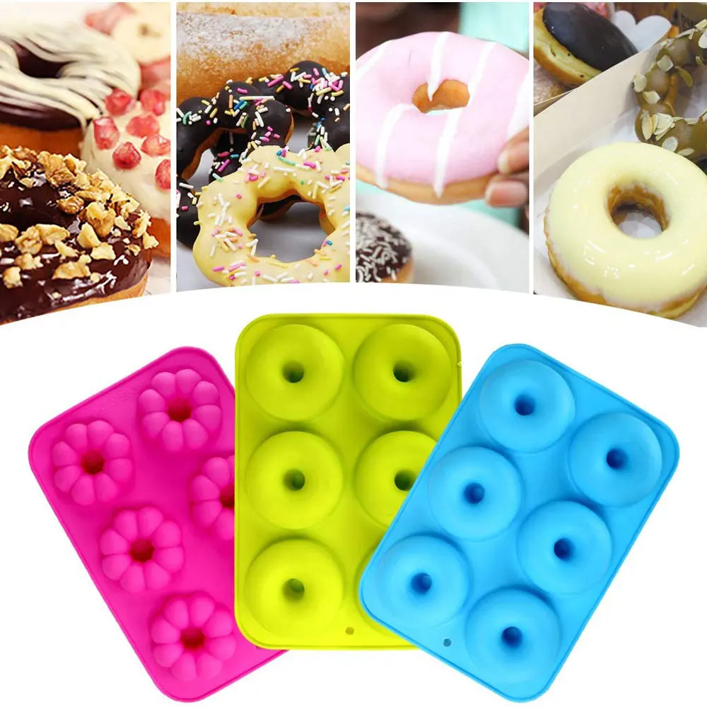 verticaal verhoging Bel terug 3-pack Silicone Donut Mold Baking Pan Of Nonstick Silicone 6-cavity Diy  Cake Mould Donut Baking Pan - Buy Silicone Donut Baking Pan,Silicone Donut  Baking Cake Mould,Silicone Donut Mold Product on Alibaba.com