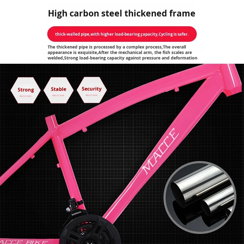 product wholesale 26 inch student bicycle cross border adult outdoor off road mountain bike variable speed shock absorption disc brake-4