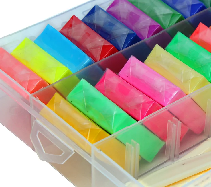 Nontoxic Modeling Clay Polymer Craft Clay Easy Modeling 12 Pcs 24 Pcs