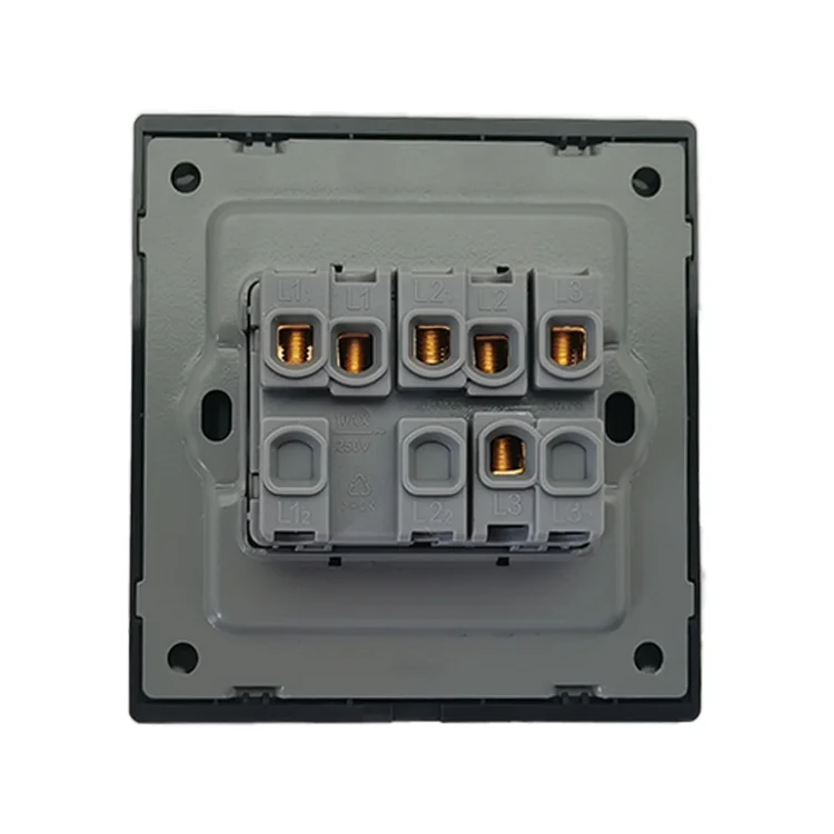 Professional Manufacture Beautiful Design Switch Socket Silver Home Factory Kenya Wall Switches 1 Gang 1 Way 2 Way Electrical