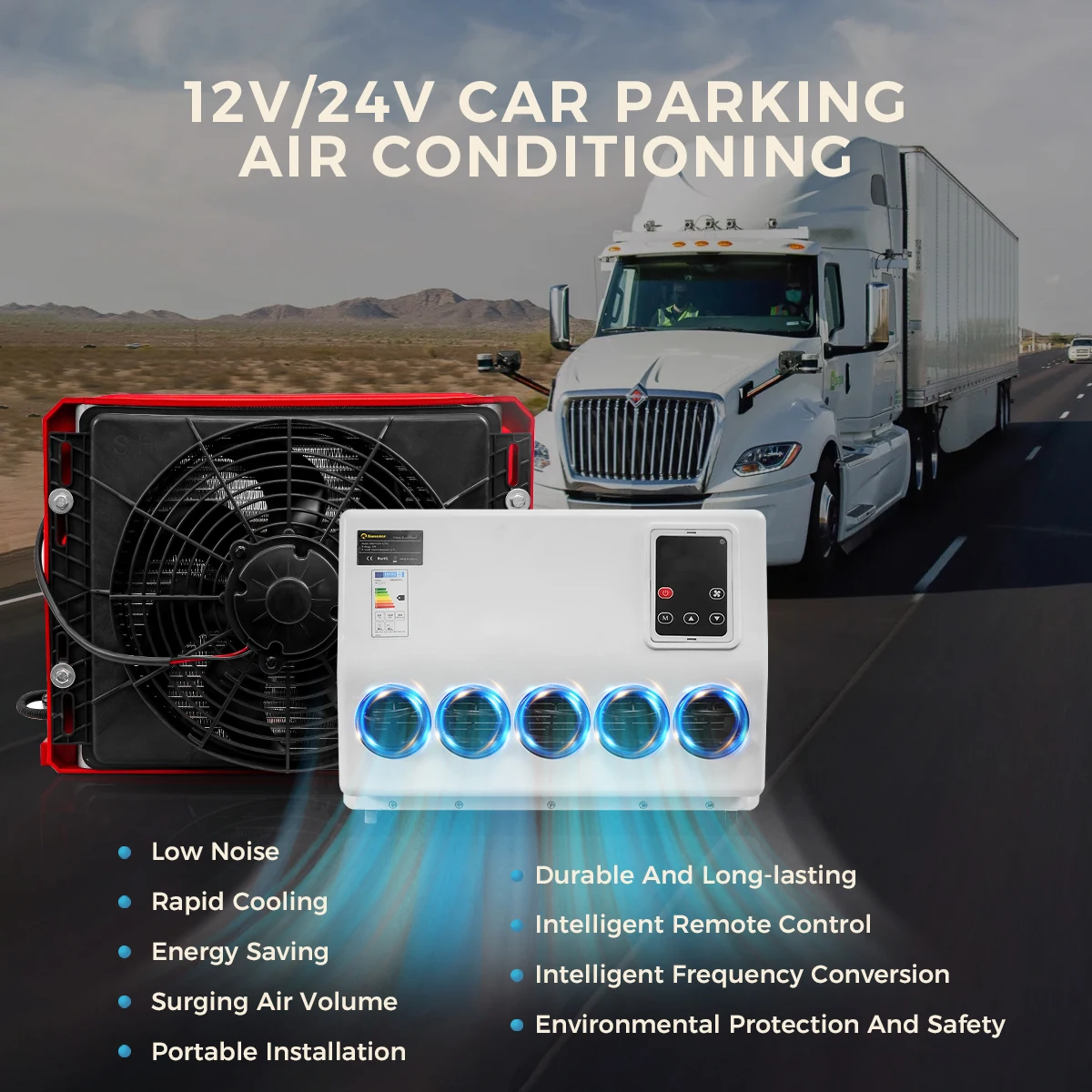 Auto Parking Air Conditioner, XMZ, 24V - detail 4