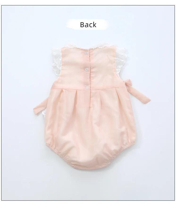 white lace romper baby